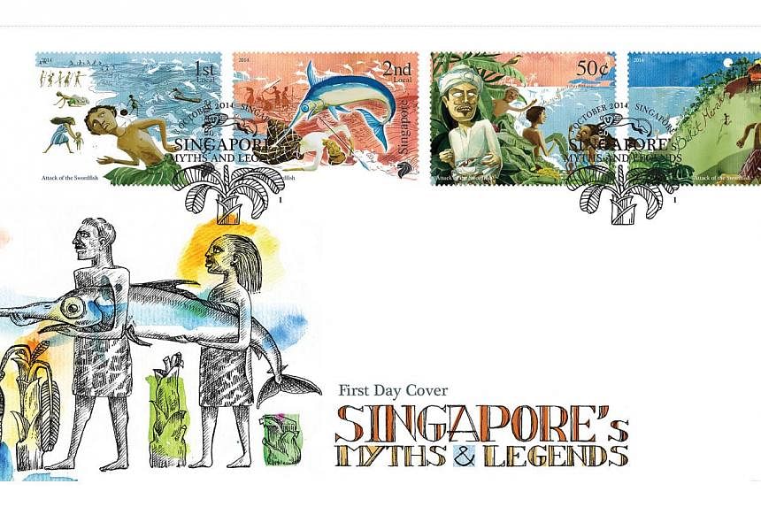 It will also feature the legend of Sang Nila Utama, a prince from Palembang who, as the story goes, discovered the island of Singapore (known then as Temasek) while out on a hunting trip. -- PHOTO: SINGAPORE POST&nbsp;