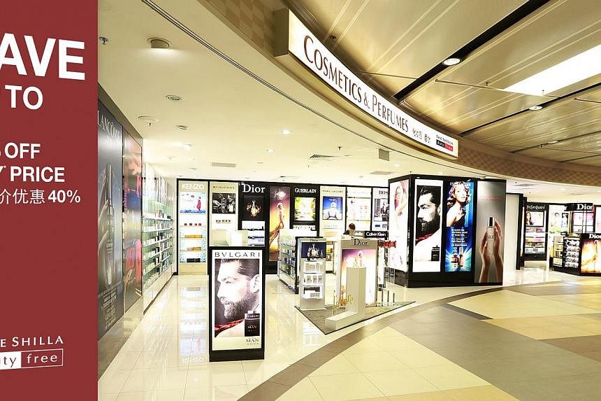 South Korea's Shilla Duty Free moved into Changi on Wednesday, after ousting incumbent Nuance Watson in a bidding contest. -- PHOTO: SHILLA DUTY FREE
