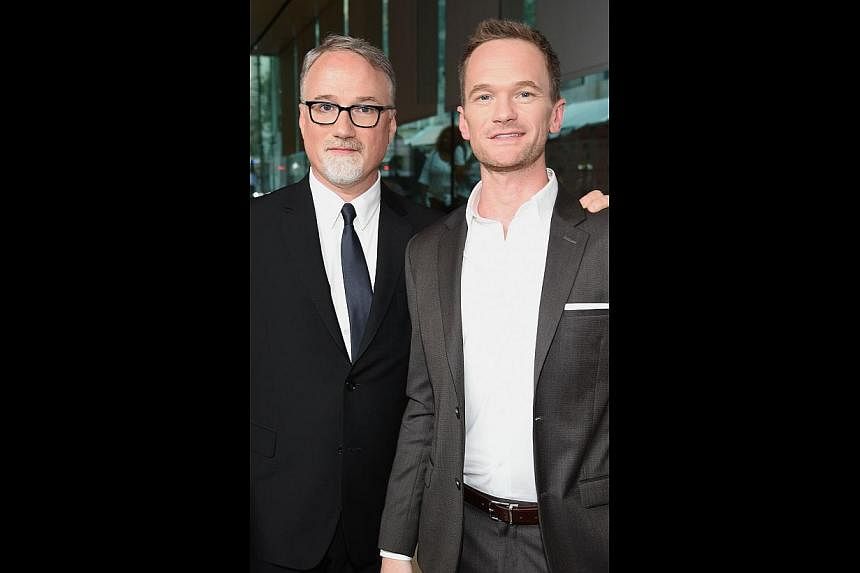 Director David Fincher (with actor Neil Patrick Harris, who appears in Gone Girl) treats directing as a team effort. -- PHOTO: AGENCE FRANCE-PRESSE