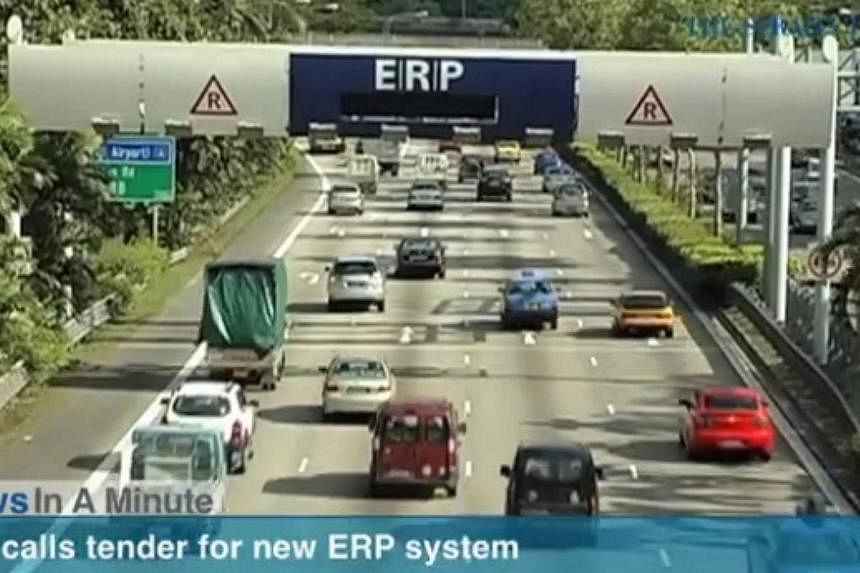 In today's News In A Minute, we look at LTA calling a tender to develop a new satellite-based electronic road pricing system. -- SCREENGRAB FROM RAZORTV VIDEO