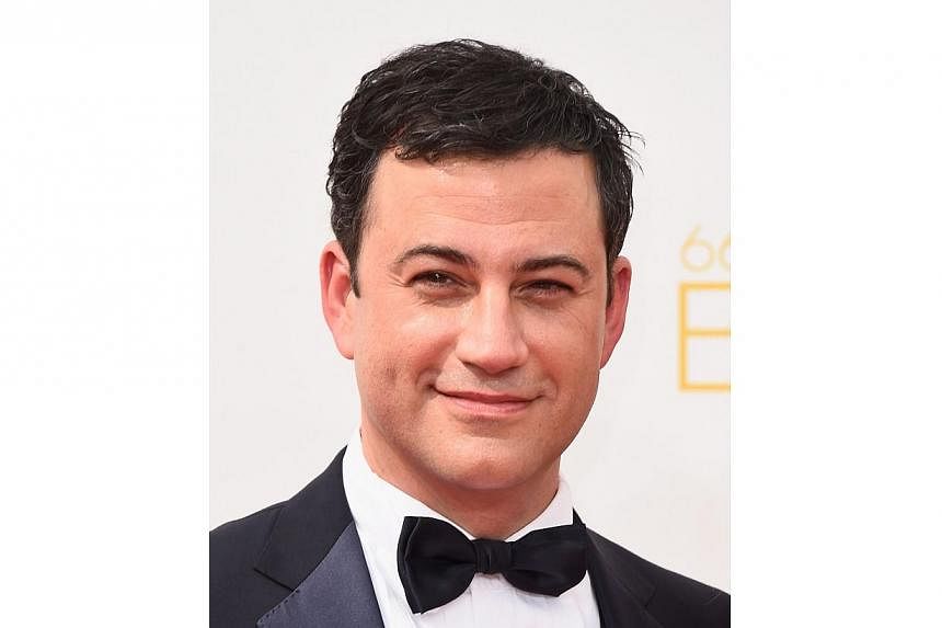 You may laugh at talk show host Jimmy Kimmel's gags and skits, but beware - he's the most dangerous celebrity of 2014, according to security technology company McAfee. -- PHOTO: AFP