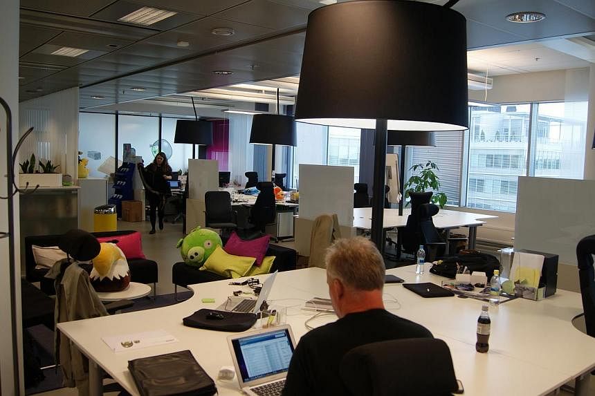 The interior of the head office of Finnish games developer Rovio in Helsinki, Finland.&nbsp;-- PHOTO: ST FILE