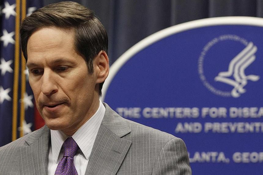 Centres for Disease Control and Prevention director Thomas Frieden speaks at the CDC headquarters in Atlanta, Georgia on Sept 30, 2014. He said on Thursday he "remains confident" that the US can contain the spread of the Ebola virus, after up to 100 