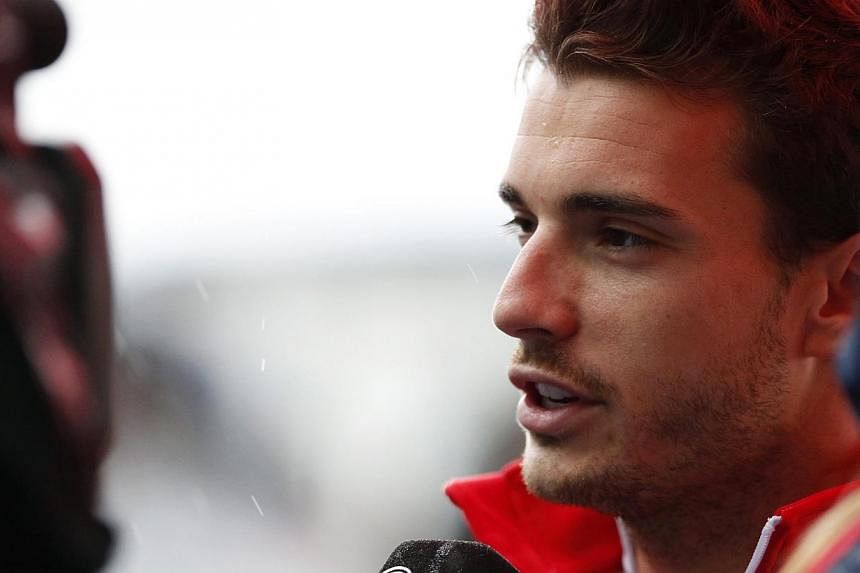 The crash that left French Formula One driver Jules Bianchi in a critical condition with severe head injures was down to bad luck rather than poor judgement by Japanese Grand Prix race officials, a track spokesman said on Tuesday. -- PHOTO: REUTERS