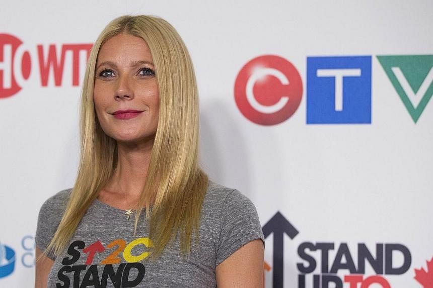 Actress Gwyneth Paltrow arriving for the fourth biennial Stand Up To Cancer fundraising telecast in Hollywood, California on Sept 5, 2014. She has laughed off criticism about her from lifestyle entrepreneur Martha Stewart. -- PHOTO: REUTERS