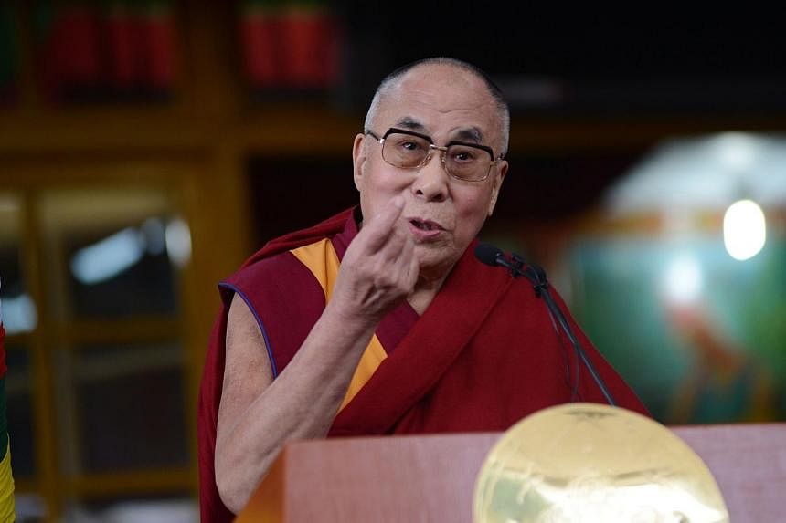 Beijing on Wednesday, Oct 8, 2014, dismissed the possibility of the Dalai Lama's return to Tibet, days after the exiled spiritual leader indicated he was in contact with Chinese officials over a historic pilgrimage. -- PHOTO: AFP