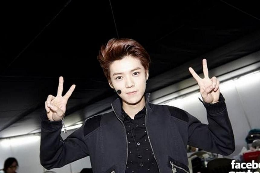 24-year-old Chinese member Luhan of Korean boyband Exo has filed a lawsuit against talent agency SM Entertainment. -- PHOTO: SM ENTERTAINMENT&nbsp;