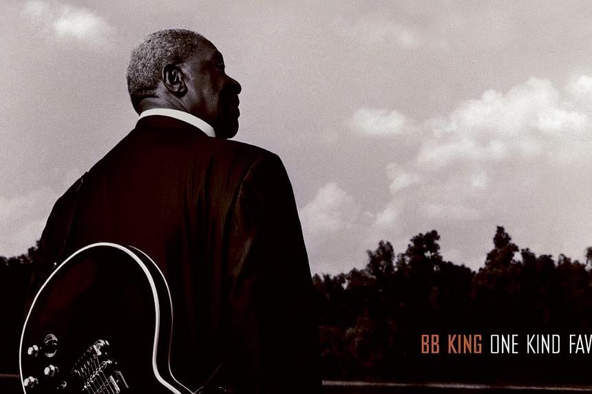 The CD cover for One Kind Favor by BB King. King,&nbsp;who has pursued an improbably rigorous touring schedule at age 89, has cancelled his remaining shows after suffering from exhaustion. -- PHOTO:&nbsp;UNIVERSAL STRATEGIC MARKETING