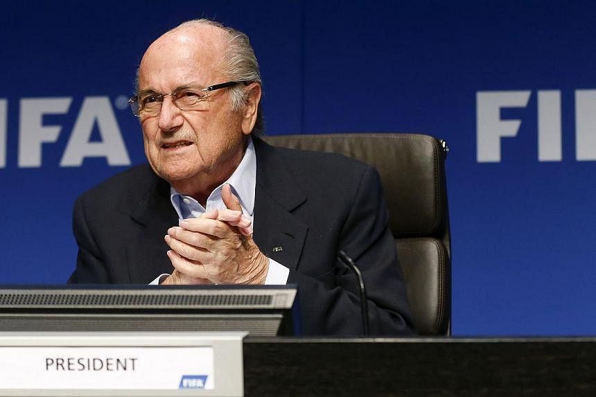 Fifa president Sepp Blatter on Friday called for an end to the away goals winner rule in clashes with two matches. -- PHOTO: AFP