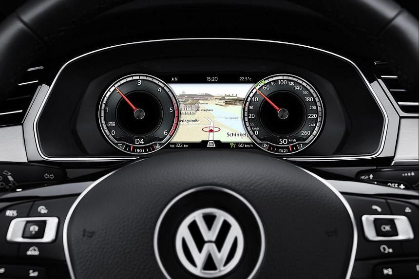 The new Passat is totally re-engineered and comes with a virtual digital instrument cluster.