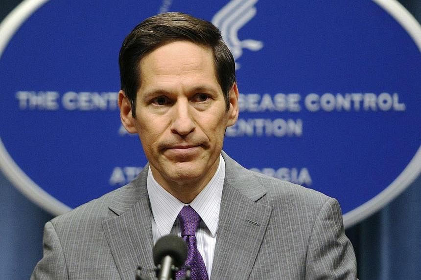 Centers for Disease Control and Prevention (CDC) Director Dr. Thomas Frieden speaks at the CDC headquarters in Atlanta, Georgia in this Sept 30, 2014 file photo. -- PHOTO: REUTERS