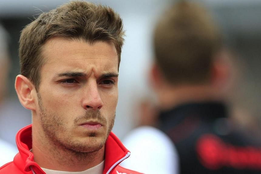 A file picture taken on May 22, 2014 shows Formula One driver Jules Bianchi, who was rushed to hospital unconscious after a crash during the last rounds of the Japanese Grand Prix in Suzuka, on Oct 5, 2014. Critically injured Bianchi will not give up