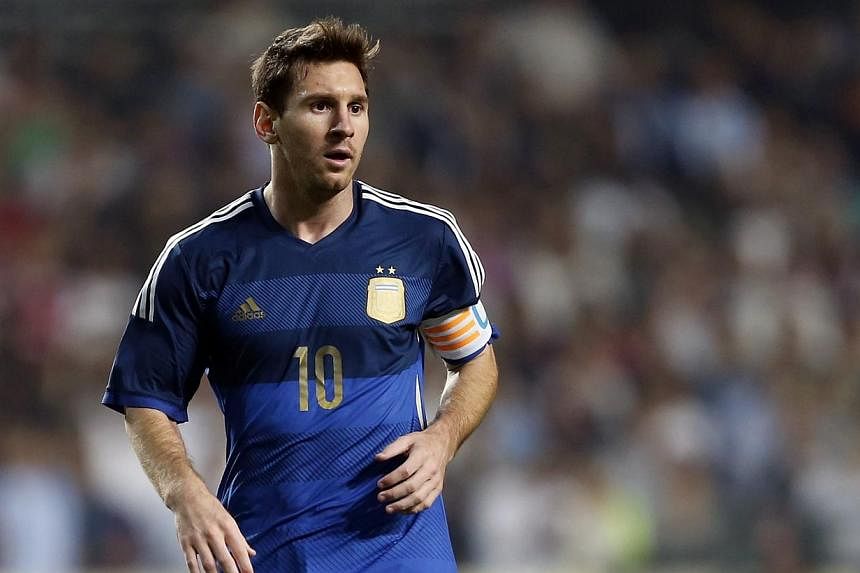 Argentina's Lionel Messi reacts during their international friendly soccer match against Hong Kong in Hong Kong on Oct 14, 2014. The&nbsp;Barcelona and Argentina forward had nothing to do with his own tax affairs and should not be included in an inve