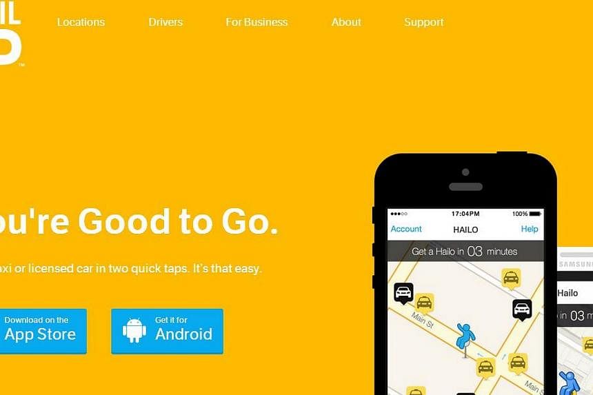 Hailo, the taxi app launched with the help of London cab drivers, is pulling out of North America, deciding to concentrate on Europe and Asia markets instead. -- SCREENGRAB: HAILOAPP