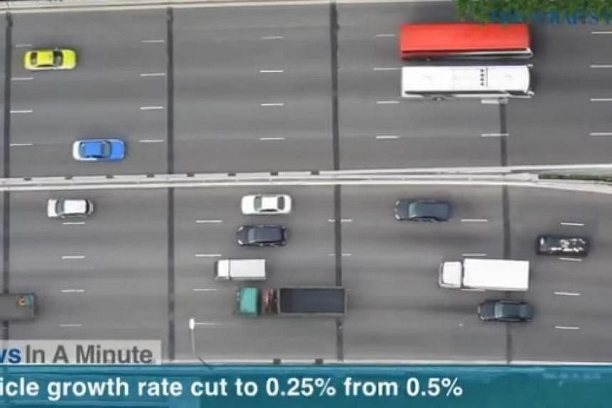 In today's News In A Minute, we look at the lowering of annual vehicle growth rate.&nbsp; -- PHOTO: SCREENGRAB FROM RAZORTV