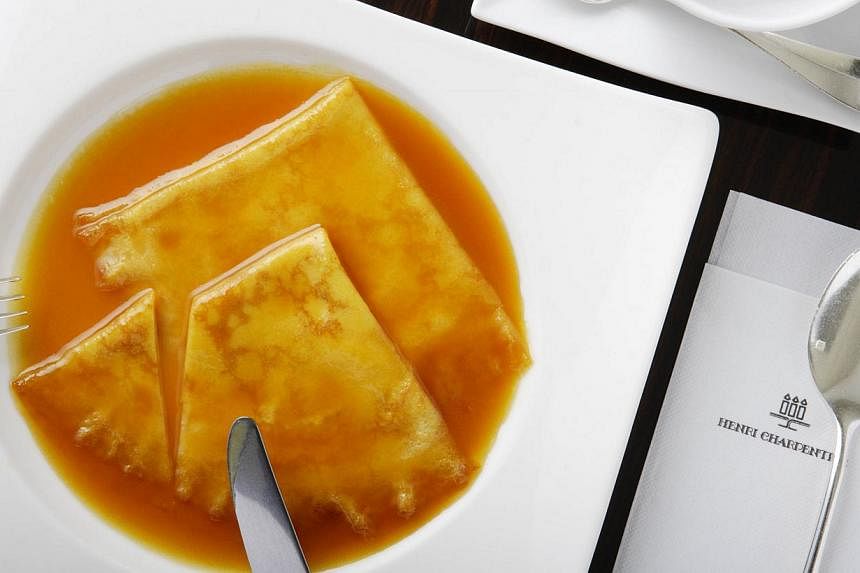 The Crepe Suzette from Henri Charpentier is a must-try. -- PHOTO: HENRI CHARPENTIER