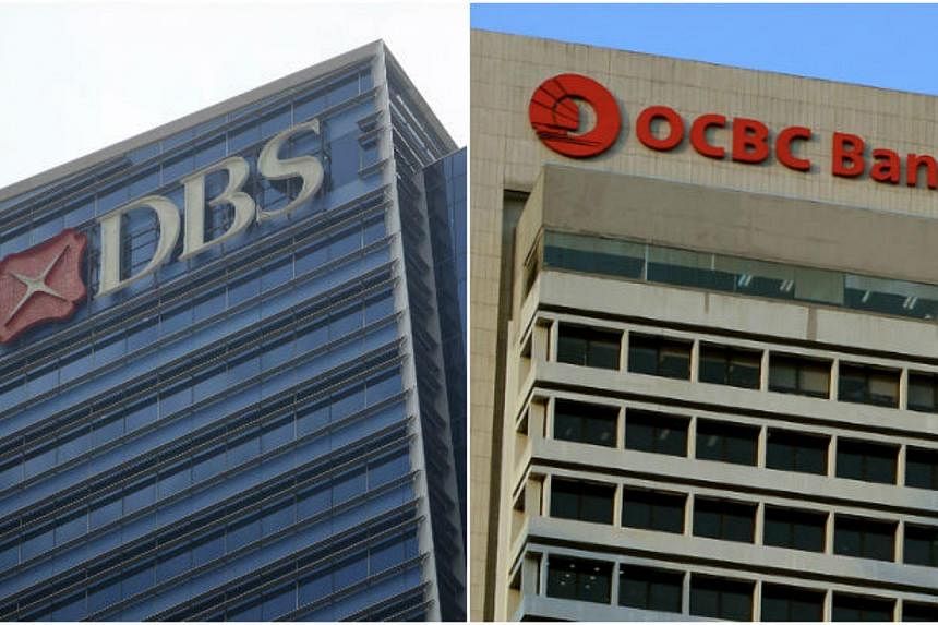 DBS Private Bank and OCBC's Bank of Singapore maintained their ranking among the top 10 wealth managers in Asia. -- ST PHOTOS: KEVIN LIM/KUA CHEE SIONG