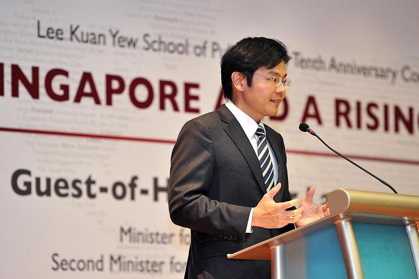 Singapore should strive to be a society which works on and values integrity and deeds, and where citizens are actively involved in finding solutions that will improve the country, Minister of Culture, Community and Youth Lawrence Wong said. -- ST PHO
