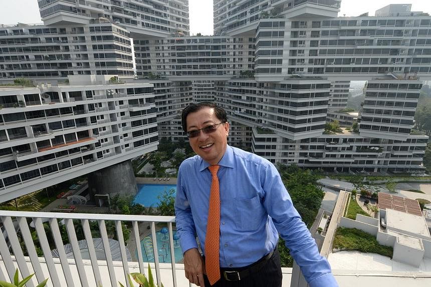 Mr Wong Heang Fine, the chief executive officer of CapitaLand's Singapore residential business, has resigned, the company said on Friday morning. -- PHOTO: ST FILE