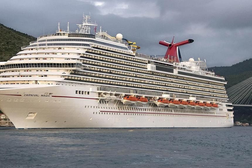 The Carnival Magic cruise ship. -- PHOTO: REUTERS