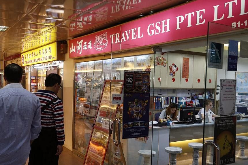 PLANNING TO MOVE OUT: Travel GSH plans to close its only outlet at People's Park Centre in two years as most of its regular customers make enquiries and bookings by phone or e-mail, and pay via Internet banking. TAPPING NICHE MARKETS: Passion Tours a
