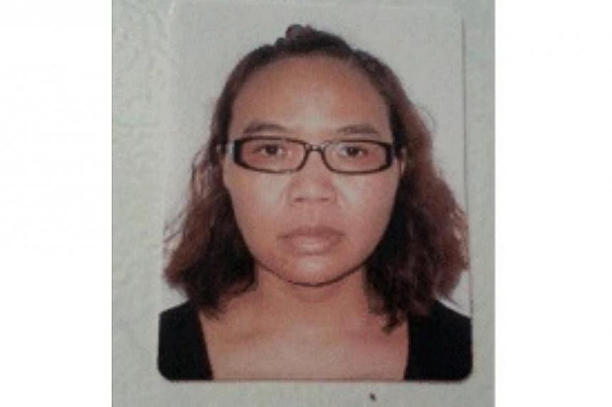 45-year-old Zurinah Umar was last seen in the vicinity of Choa Chu Kang Avenue 3 on Oct 17 at about 6.40pm. Anyone with information on her whereabouts can call the police hotline at 1800-255-0000. -- PHOTO: PUBLIC AFFAIRS DEPARTMENT, SINGAPORE POLICE