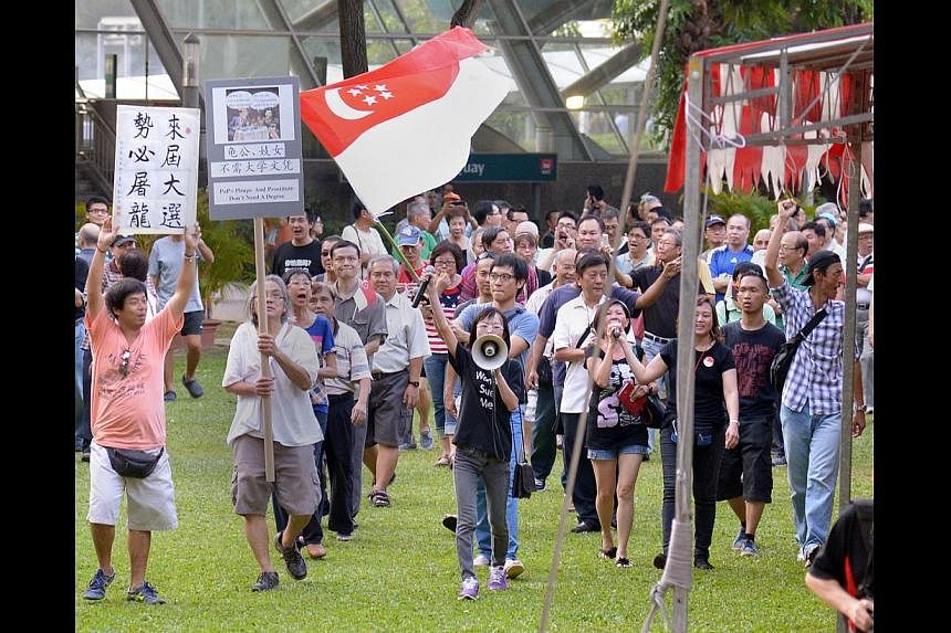 The conduct of the Return Our CPF rally participants, who encroached onto the venue of a YMCA charity event at Hong Lim Park on Sept 27, was out of proportion, unsupported by logical reasoning and certainly not validated by any sense that there were 
