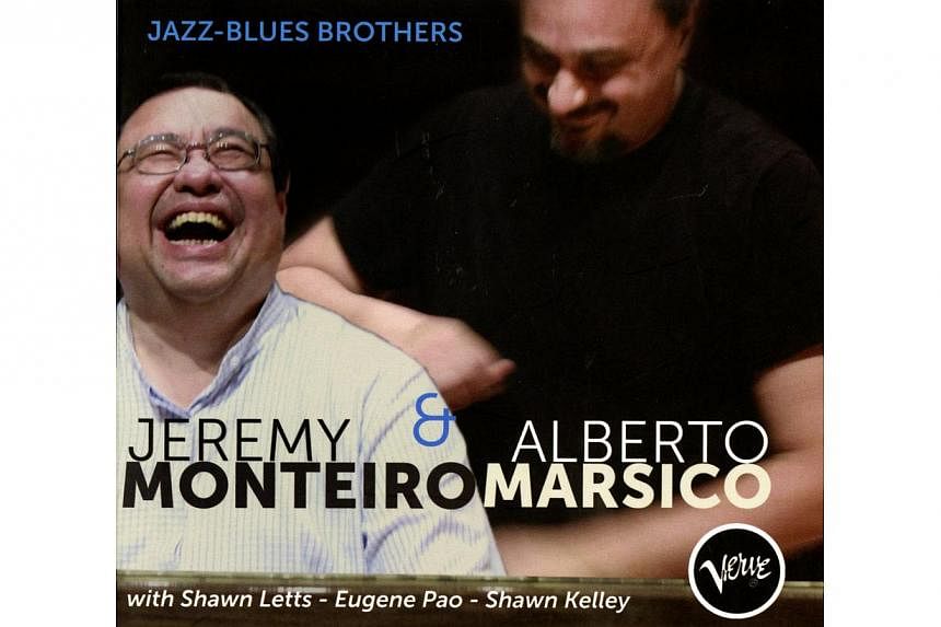 CD cover: Jazz-Blues Brothers by Jeremy Monteiro and Alberto Marsico, -- PHOTO:&nbsp;SHOWTIME PRODUCTION