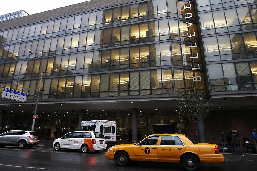 Dr Craig Spencer of Harlem, who returned to the United States from West Africa with a fever and gastrointestinal symptoms, is being treated at Bellevue Hospital. -- PHOTO: REUTERS&nbsp;