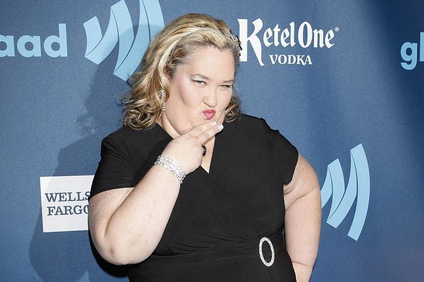 TV personality June Shannon, from the show Here Comes Honey Boo Boo, arrives for the 24th Annual GLAAD Media Awards in New York on March 16, 2013.&nbsp;US reality TV channel TLC said on Friday it's pulling the plug on Here Comes Honey Boo Boo amid re
