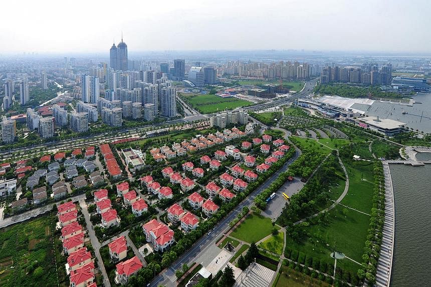 Aerial view of Suzhou Industrial Park in China. -- PHOTO:&nbsp;CSSIPDC