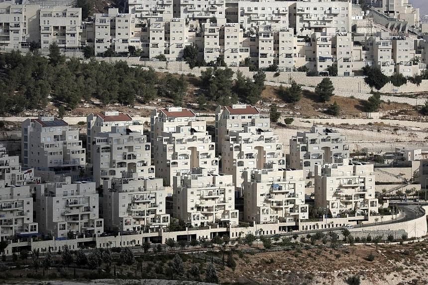 The Israeli settlement of Har Homa, built in East Jerusalem, is seen on Sept 1, 2014.&nbsp;The Israeli government has given the green light for the planning of more than 1,000 new Jewish settler homes in annexed Arab east Jerusalem, an official told 