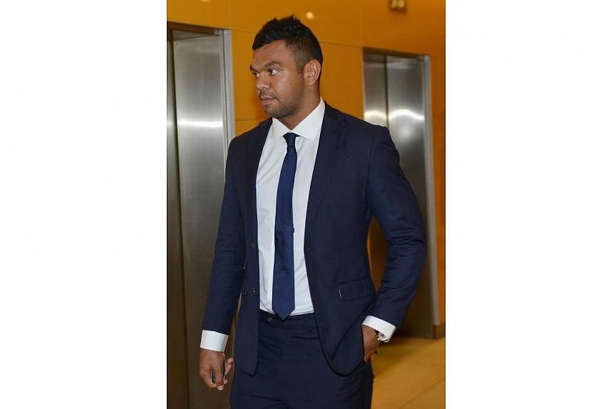 Wallabies rugby union player Kurtley Beale arrives at the Australian Rugby Union (ARU) headquarters in Sydney for a ARU code of conduct hearing on Oct 24, 2014.&nbsp;Kurtley Beale's return to international rugby faces another potential hurdle this we