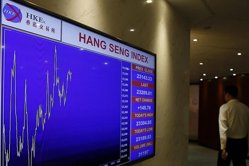 Asian shares climbed to one-month highs on Wednesday, steered by a robust Wall Street on optimism over corporate earnings and prospects the U.S. Federal Reserve will reaffirm its willingness to wait for an extended period before raising interest rate