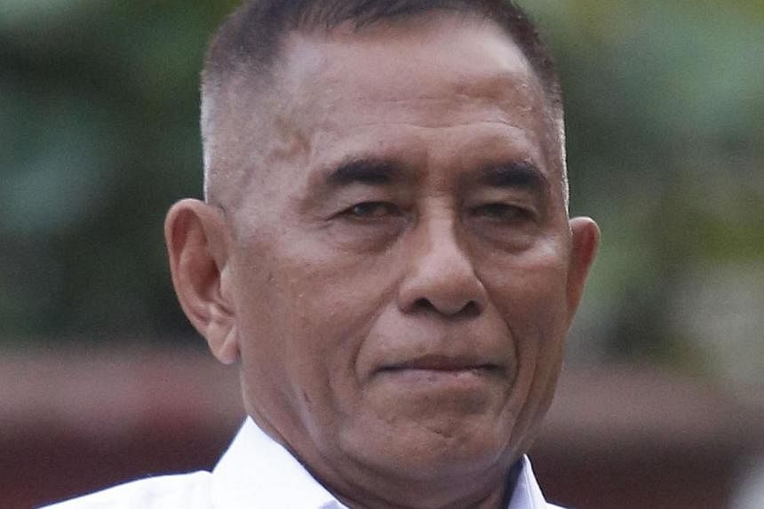 Indonesia's new President Joko Widodo has come under fire for appointing hardline former general Ryamizard Ryacudu (pictured) as defence minister, with activists saying it marks a step backwards for human rights. -- PHOTO:&nbsp;THE JAKARTA POST / JER