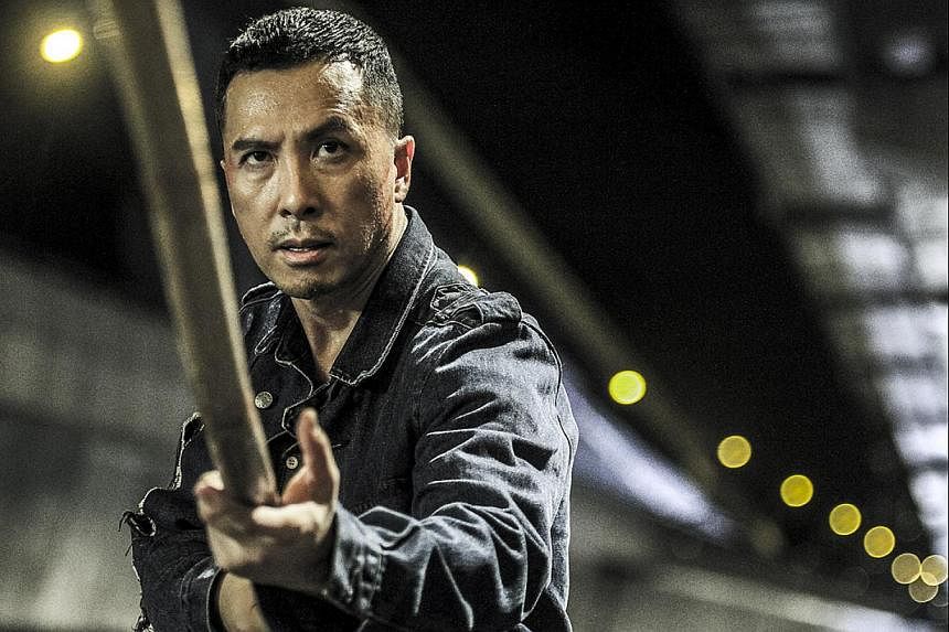 Donnie Yen (above) in Kung Fu Jungle, which features big names in martial arts cinema. -- PHOTO: GOLDEN VILLAGE