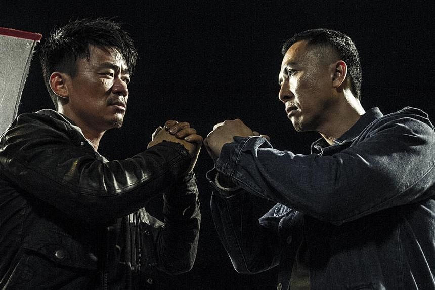 Kung Fu Jungle stars Wang Baoqiang (left) and Donnie Yen. -- PHOTO: GOLDEN VILLAGE