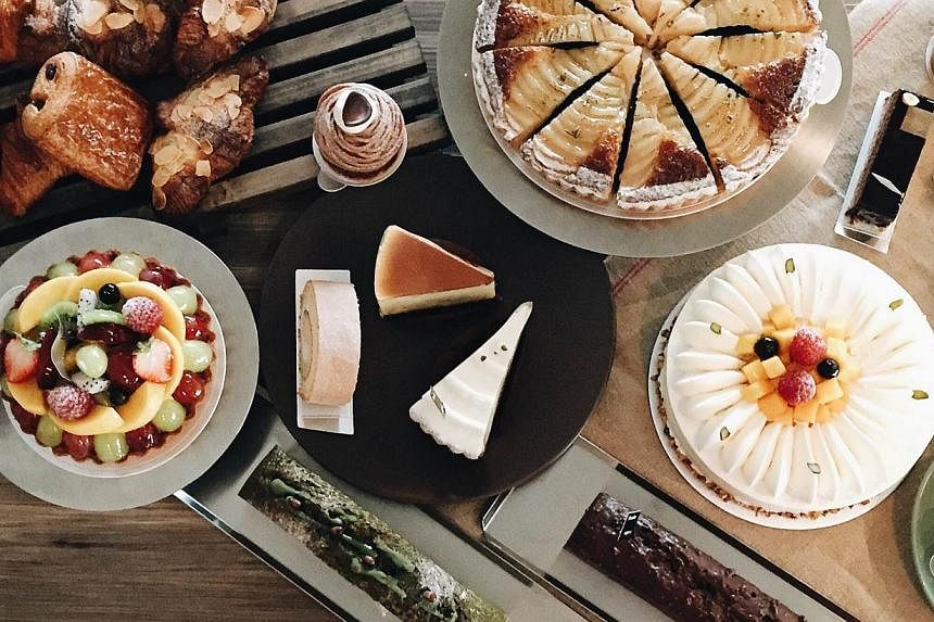 Pantler in Telok Ayer Street serves chic and fancy cakes and pastries. -- PHOTO: PANTLER