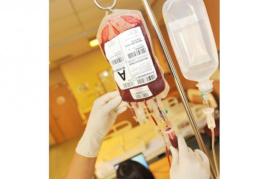 Blood donors in Malaysia say that private hospitals are charging patients exorbitant prices for donated blood. -- PHOTO: ST FILE