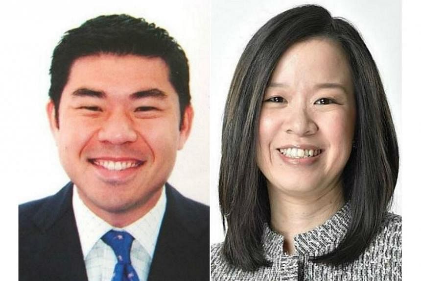 Mr Gabriel Lim (left) will be taking over as chief executive officer of the Media Development Authority from Ms Koh Lin-Net. -- PHOTOS: MCI&nbsp;