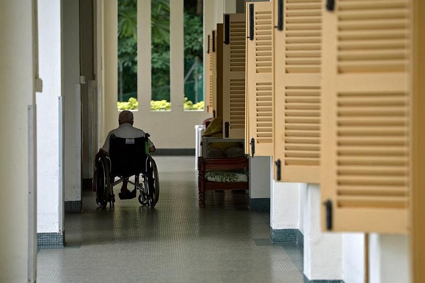 Many buildings in the US are ADA-compliant but still difficult to navigate for older adults who have one or more physical, sensory or cognitive challenges, and especially for the frail elderly who have many.&nbsp;-- ST PHOTO:&nbsp;KUA CHEE SIONG