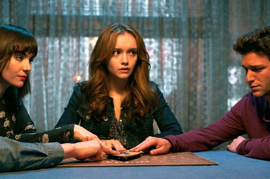 Ouija, which went straight to number one last weekend, earned US$10.7 million (S$13.8 million) in its second week in theatres, box office tracker Exhibitor Relations said. --&nbsp;PHOTO: UNIVERSAL PICTURES