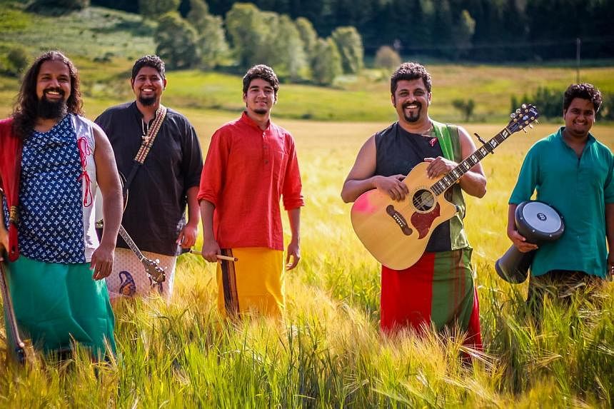 The Raghu Dixit Project are known for their unique blend of Indian folk music and Western pop sounds. -- PHOTO: THE ESPLANADE