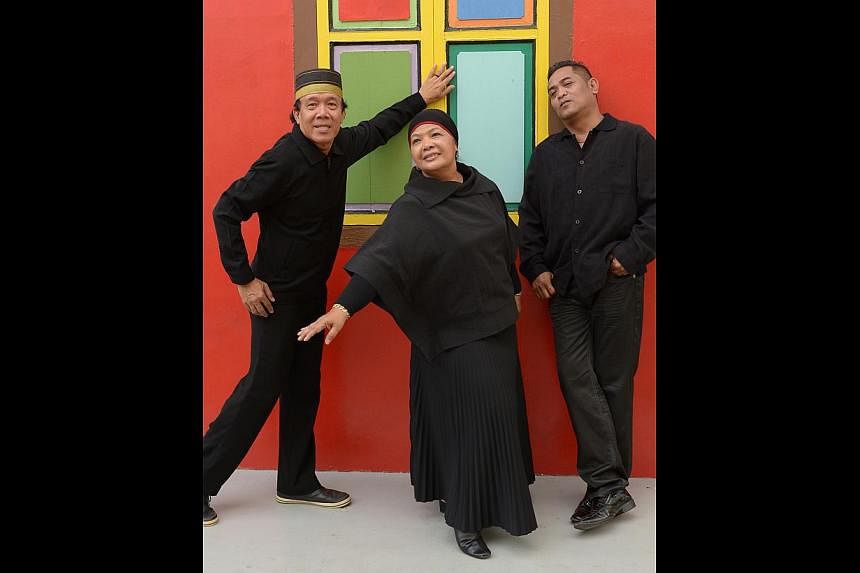The lives of dance choreographers (from left) Tom Ibnur from Indonesia, Som Said from Singapore and Onn Jaafar from Malaysia will be traced in the 90-minute show. -- PHOTO: SRI WARISAN SOM SAID PERFORMING ARTS
