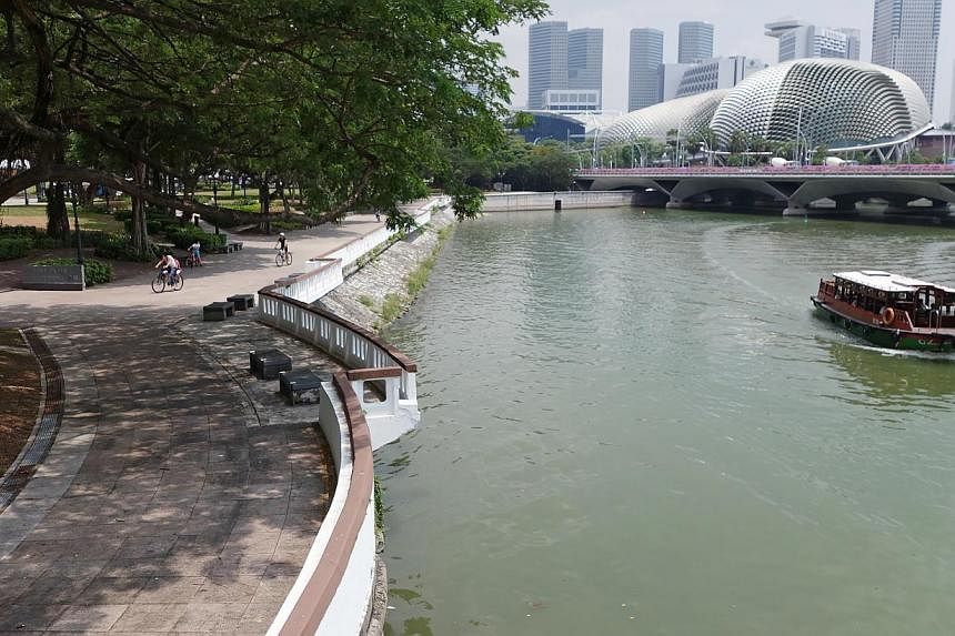 A marker to honour those who fought the communists in Singapore's early years will be placed in Esplanade Park along Queen Elizabeth Walk. -- ST PHOTO:&nbsp;STEPHANIE YEOW