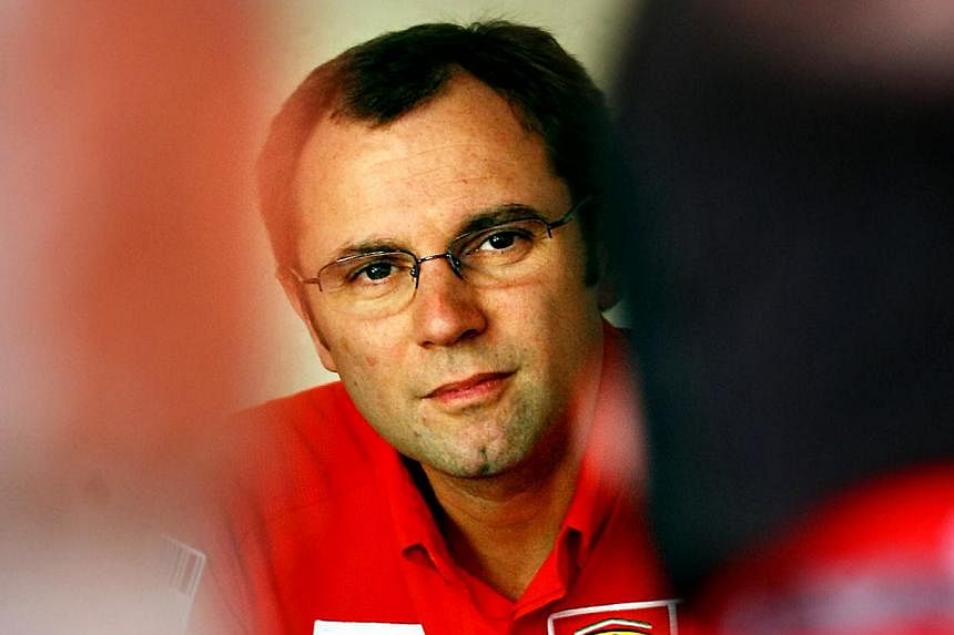 A 2008 file photo shows&nbsp;former Formula One Ferrari team principal Stefano Domenicali.&nbsp;German carmaker Audi has knocked down speculation about a possible Formula One entry in 2016 after recruiting Domenicali to an unspecified role. -- PHOTO: