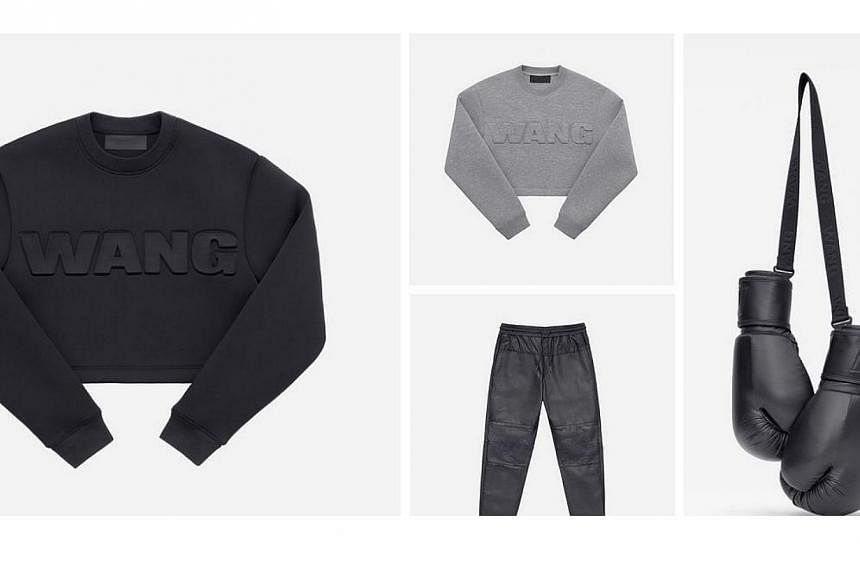 Apparel and accessories from H&amp;M's Alexander Wang collection.