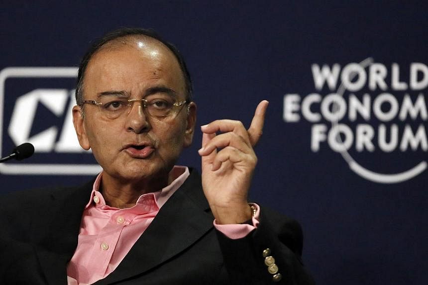 India's Finance Minister Arun Jaitley speaks during the India Economic Summit 2014 at the World Economic Forum in New Delhi Nov 5, 2014. Reforming India's flagging economy will be a "long journey", the country's finance minister told foreign investor