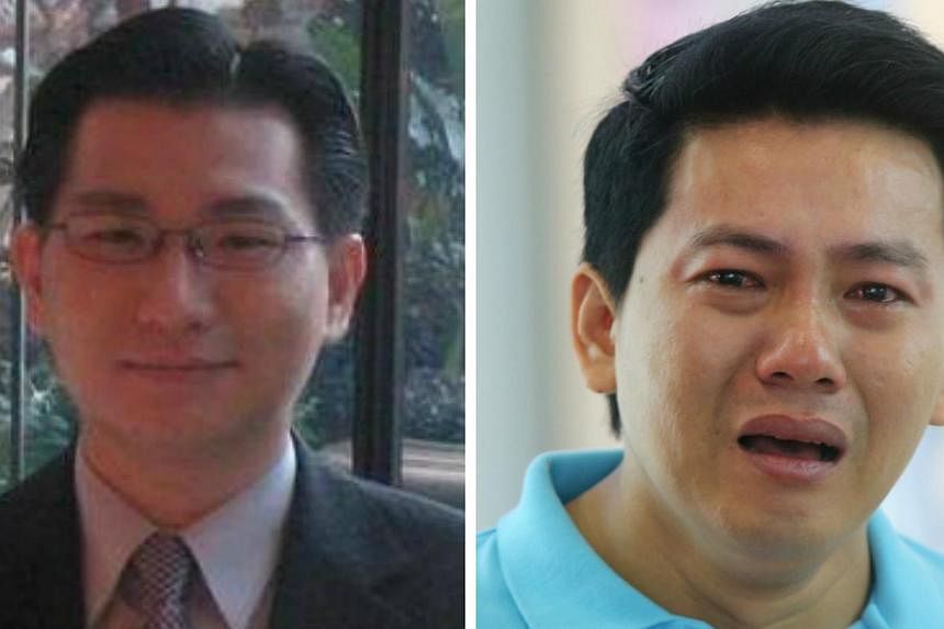 Singaporean Gabriel Kang (left) initiated a crowdfunding campaign to raise money for Vietnamese tourist Pham Van Thoai (right). -- PHOTO: GABRIEL KANG'S FACEBOOK/LIANHE ZAOBAO