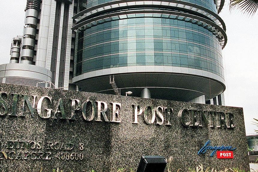 Singapore Post posted a net profit of $37.6 million for its second quarter ended Sept 30, up 5.5 per cent from a year ago. -- PHOTO: ST FILE